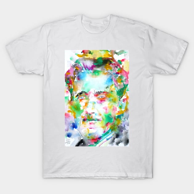 GEORGE ORWELL watercolor portrait T-Shirt by lautir